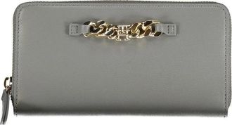 Tommy Hilfiger Elegante grijze portemonnee met rits - Dames - Portefeuilles - Grijs - ONE Size - Accessoires