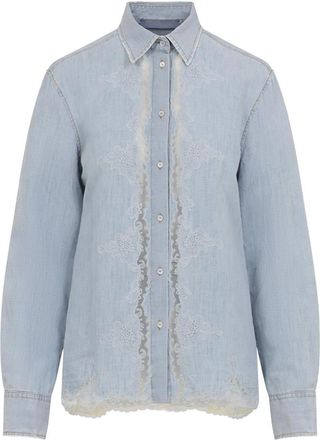 Ermanno Scervino Cotton And Linen Shirt