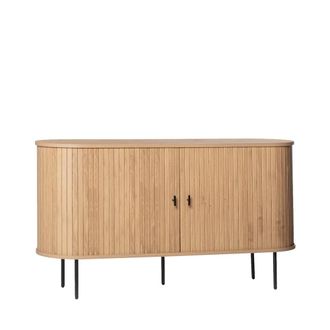 Klast Aparador bajo efecto madera natural 140x76 cm