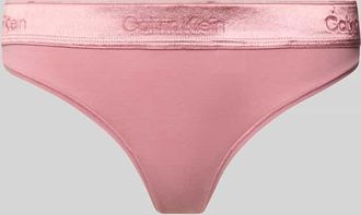 Calvin Klein Underwear String aus Baumwoll-Mix in Mauve, Gr&ouml;&szlig;e XL