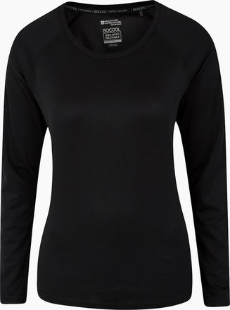 Mountain Warehouse Womens Mountain Warehouse Womens/Ladies Endurance Long-Sleeved Top - Black - Size: 10