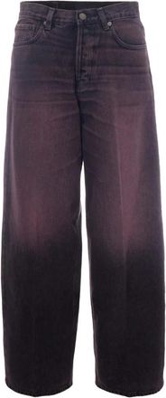 Haikure Bethany Loose-fit Jeans - Dames - Loose Fit Jeans - Paars - W26 - Katoen - Jeans