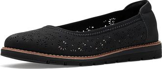 Easy Spirit Keliann Womens Dress Flat Shoes Black : 9.5 M (B), Faux Leather