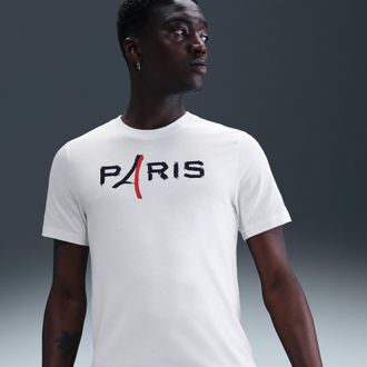 Nike Paris Saint-Germain Away Nike Mens Soccer T-Shirt in White | HV4943-100