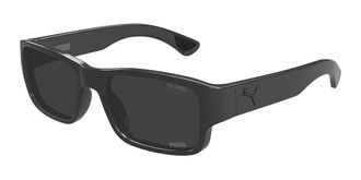 Puma PU0521SA Asian Fit Polarized 003 Mens Sunglasses Grey Size 57