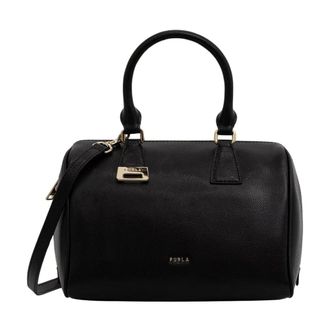 Furla Furla Olivia M Boston-tas - Dames - Tassen - Zwart - Maat: ONE Size Leer