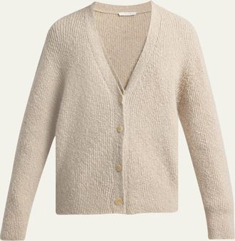 The Row Naroch Cashmere Rib Knit Cardigan