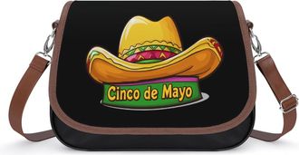 Generic Celebrate Cinco De Mayo Small Womens Crossbody Bags Shoulder Handbag with Adjustable Strap for Travel
