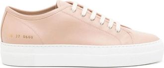 Common Projects Beige Leren Trainers Low Classic - Dames - Sneakers - Beige - 40 EU - Schoenen