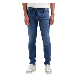 Dstrezzed Dstrezzed, Jeans, Heren, Blauw, W33 L34, Denim, Versleten Denim Jeans