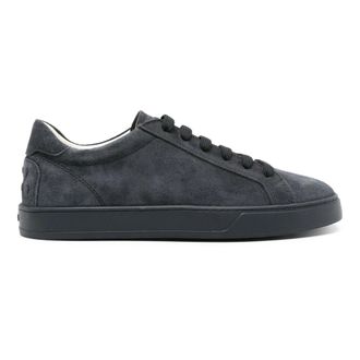 Tod's Tods, Sneakers, male, Blue, Size: 7 US Blue Suede Sneakers with Rubber Outsole