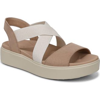 Dr. Scholls Madicldease Slingback Platform Wedge Sandal in Cuban Sand at Nordstrom, Size 7.5