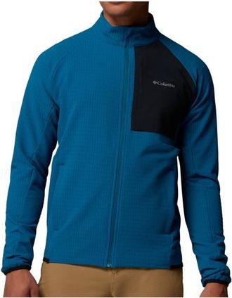 Columbia Superior Summit Grid Full Zip M Fleecejacke f&uuml;r Herren | blau