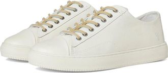 Frye Astor Cap Toe Low Lace Mens Shoes White : 10.5 D - Medium, Canvas/Leather