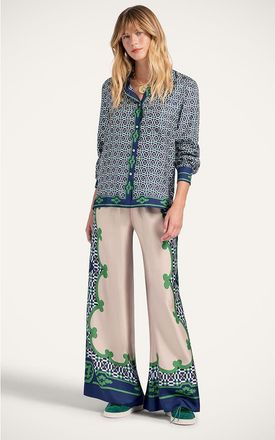 La DoubleJ Boy Shirt Placée in Mariposa Placée Green at Nordstrom, Size Xx-Large