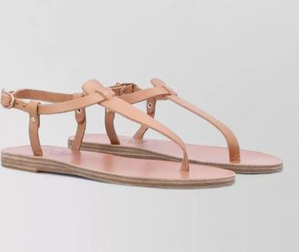 Ancient Greek Sandals lito flat leather strappy open toe sandals
