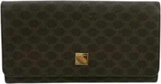 Celine Pre-owned Portafoglio lungo Macadam (bi-fold) - - Pre-owned - Donna - Marrone - ONE SIZE