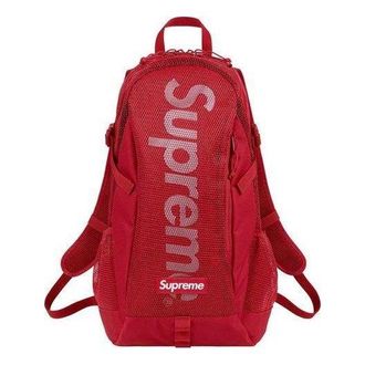 SUPREME Backpack Red White SUP-SS20-011