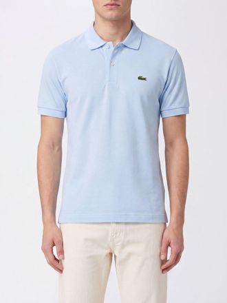 Lacoste Polo classica a maniche corte in cotone con logo patch