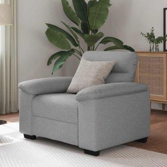 vidaXL Vidaxl - Divano Sedia Grigio Nuvola 55 cm in Tessuto