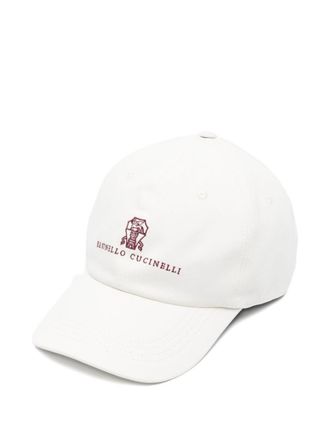 Brunello Cucinelli Logo Cotton Baseball Cap