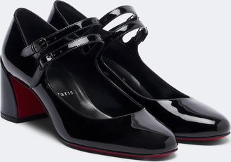 Christian Louboutin Miss Jane 55 patent leather pumps