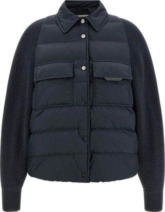 Brunello Cucinelli Mujer, Chaquetas, Azul, Talla: M