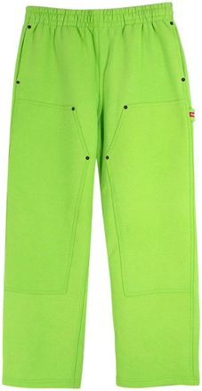 SUPREME Neon Green Double Knee Painter Sweatpants Size M
