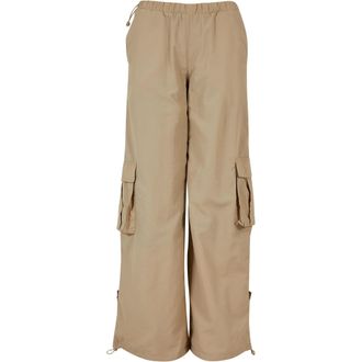 Urban Classics Dames/Dames Nylon Gekreukelde Wijde Cargo Broek (Beton)