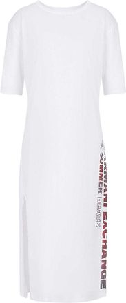 A|X Armani Exchange Dames/Dames katoenen jurk (Wit)