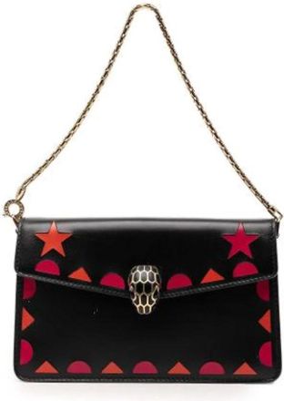 Bulgari Pre-owned Mini Bags, female, Black, Size: ONE SIZE Pre-owned Serpenti Forever