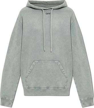Off-white Hoodies & sweatvesten, Dames, Blauw, M, The Hoodie