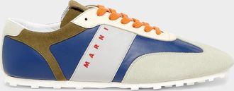 Marni Men & apos;s Retro Patchwork Leather Low-Top Sneakers
