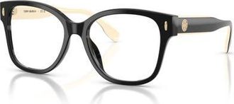 Tory Burch 54mm Square optical glasses in Black at Nordstrom
