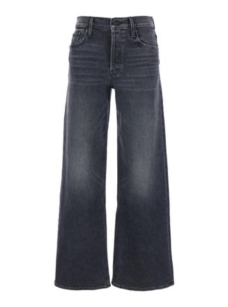 Mother Black Flared High Rise Jeans