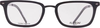Flexon Demo Rectangular Mens Eyeglasses FLEXON B2021 001 54