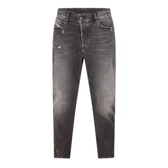 Diesel Heren D-Fining Tapered Jeans (Zwart/Grijs/Denim)