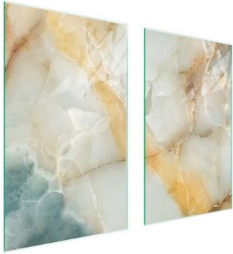 OEM Placa Protectora De Vidrio Para Estufa 75x52 M&aacute;rmol