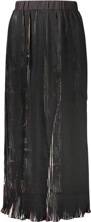 Desigual Falda Larga Plisada - Skirts - Mujer - Negro - XL