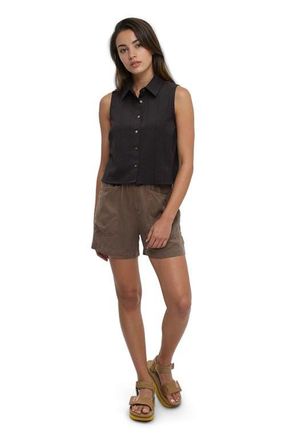 tentree Robins Shirt in Meteorite Black at Nordstrom, Size X-Large