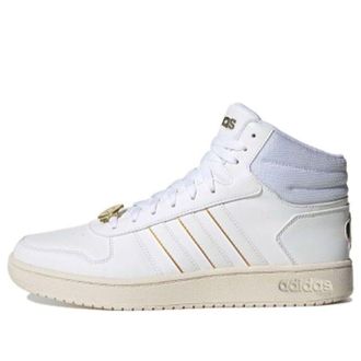 adidas Hoops 2.0 Mid White Gold G55080