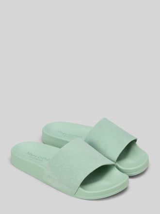 Marc O'Polo Badeschuhe mit Label-Pr&auml;gung in Hellgruen, Gr&ouml;&szlig;e 36