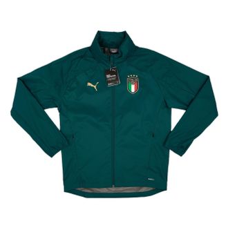 Puma 2019-21 Italy Stadium Jacket Green 757829-03