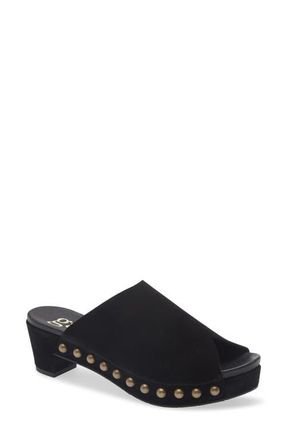 Pedro Garcia Nain Peep Toe Platform Mule in Black Castoro at Nordstrom, Size 10.5Us