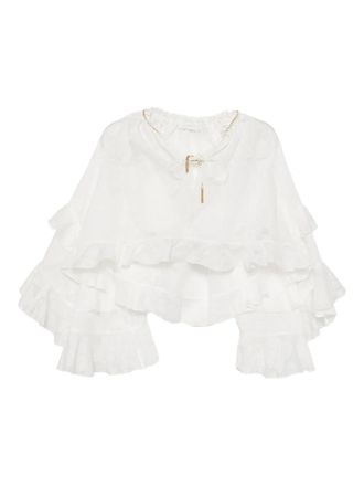 Zimmermann Daylight blouse - Wit