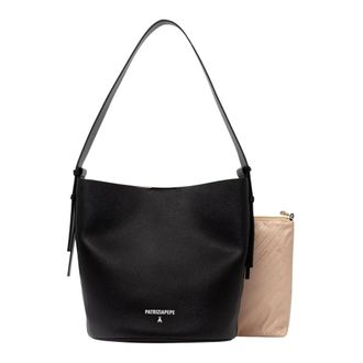 Patrizia Pepe Dames, Tassen, Zwart, Maat: ONE Size Leer