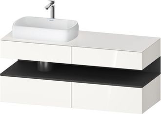Duravit Duravit Qatego Consola Mueble Bajo Lavabo, 2 Extensiones, 2