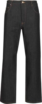 Thom Browne Selvedge Denim Backstrap Broek - Heren - Loose Fit Jeans - Blauw - L - Denim - Jeans