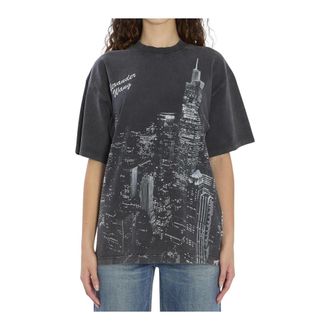 Alexander Wang Dames, Tops, Zwart, Maat: XS Katoen