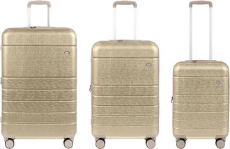 Champs Luggage Linen Ii Expandable 3Pc Trolley Set